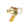 Premium Golden Abu Dhabi Key Chain High-Quality Design