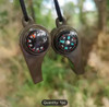 Artisan 3-in-1 Emergency Survival Whistle with Compass, Thermometer, and Referee Cheerleading Function Unique Product View
