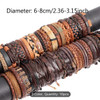 Artisan 10pcs Mixed Leather Bracelets For Unique Product View