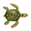 A professional product presentation of the turtle fridge magnet from a premier UAE gift and souvenir shop.