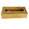 Gold plated tissue box 