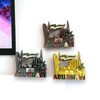 Abu Dhabi Magnetsset 3 Pieces | Stunning Emirates Skyline Decor - Luxury Handcrafted Art Craftihouse Dubai