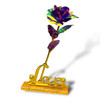 Premium Valentine's gift , Immortal Golden Foil Rose With LOVE Base High-Quality Design