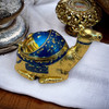 Craftihouse metal enamel painted camel-shaped ashtray, premium souvenir quality.