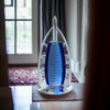 Elegant 22 cm luxury glass sculpture featuring the architectural design of the Burj Al Arab.