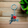 Exclusive I Love You Metal Keychain Heritage Collection Detail