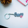 True Love Love You Metal Keychain - Thoughtful Gift for Birthdays, Valentines, Couples, Her, and Him