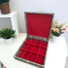Exclusive Handmade Termeh Box , Compartmentalized Dried Fruit Box 30x30 cm, 1 piece Chocolate box , Luxury Gift & Storage Solution Heritage Collection Detail