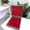 Premium Handmade Termeh Box , Compartmentalized Dried Fruit Box 30x30 cm, 1 piece Chocolate box , Luxury Gift & Storage Solution High-Quality Souvenir