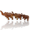 Elephant Sculpture Set Natural | Original Digital Illustration - Luxury Handcrafted Art Craftihouse Dubai