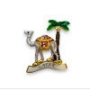 Exclusive Doha Keepsake ,  Authentic Qatar Souvenir: Camel-Shaped Metal Fridge Magnet Heritage Collection Detail