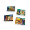 Premium Qatar Keepsake Set , 4-Piece Iconic Buildings Fridge Magnets High-Quality Design