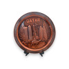 Qatar Souvenir Plate | Premium Handcrafted Dubai Memento - Luxury Handcrafted Art Craftihouse Dubai