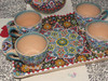 Handcrafted Colorful Textures Enamel Painted Earthenware – Luxury Decor - Luxury Handcrafted Art Craftihouse Dubai
