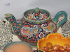 Handcrafted Colorful Textures Enamel Painted Earthenware – Luxury Decor - Luxury Handcrafted Art Craftihouse Dubai