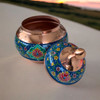 Exclusive Artisan Hand Painted Copper Decorative Heritage Collection Detail