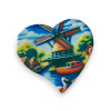 Heart Shaped Amsterdam Holland Ceramic | Premium Heritage Gift - Luxury Handcrafted Art Craftihouse Dubai