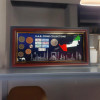 Craftihouse U.A.E. Coins Collections framed wall hanging, highlighting regional heritage and landmarks.