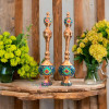 Artisan Artisan Hand Painted Floral Copper Professional Product View