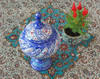 Luxury Candy Bowl Enamel Pedestal Premium Design Showcase