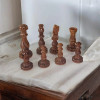Exclusive Large Handmade Wood Carved Chess Pieces (4 Inch King) Heritage Collection View