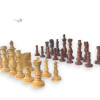 Premium Large Handmade Wood Carved Chess Pieces (4 Inch King) Handcrafted Craftsmanship