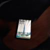 A premium deck of playing cards featuring a stylish pattern inspired by the iconic Burj Khalifa.