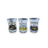 Premium Set Of 3 Shot Glasses Artisan Detail View
