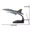 Premium 100 F/A-18 Super Hornet Jolly Roger Fighter Plane Military Model Toy Craftsmanship and Design
