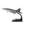 Handcrafted 100 F/A-18 Super Hornet Jolly Roger Fighter Plane Military Model Toy for Home and Gift