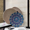 Handcrafted Enamel Copper Plate Blue Lifestyle Visual