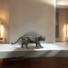 Luxury 45cm Bronze Tiger Sculpture The Artisan Detail View