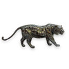 From the Prestige series: A 45 cm handmade bronze tiger sculpture for the highest tier of unique luxury masculine gifting and cultural decor.