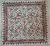 An elegantly displayed 100x100 cm block printed textile, highlighting the artistry of the traditional Persian polo scene.
