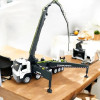 Luxury Huina 1:50 Semi-Alloy Concrete Pump Truck Model Artisan Detail View