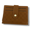 Handcrafted Unisex PU Leather Credit Card Holder with 7 Slots & Zip Coin Pocket for Home and Gift