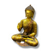 Luxury Artisan Handcrafted Sitting Buddha Statue Artisan Detail View