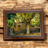 Premium Rustic Charm 50x70 cm Framed Carpet Art Craftsmanship and Design