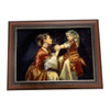 Premium Mother & Daughter Scene Machine-Made Wall Hanging Carpet Craftsmanship and Design