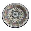 Premium Hand-Painted Moroccan Ceramic Plate Craftsmanship and Design