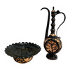 Handcrafted Artisan Copper Pitcher & Bowl for Home and Gift