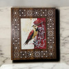 Luxury Hand-painted Arab Man Falcon With Artisan Detail View