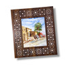 Luxury Hand-painted Desert Caravan Artwork 35x40 Artisan Detail View