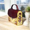 Premium "Flora" Wooden Clutch Bag Craftsmanship and Design