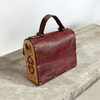 Handcrafted "Flora" Wooden Clutch Bag for Home and Gift