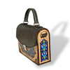 Luxury "SPRING" Wooden Clutch Bag Artisan Detail View