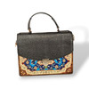 wooden evening bag