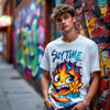 Handcrafted Personalized White T-Shirt for Home and Gift