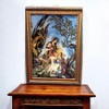 Luxury Timeless Miniature Carpet Without Frame Artisan Detail View