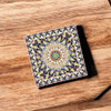 Elegant Silk Table Mat – 30x30 Cm Carpet-style Placemat For Dining Tables | Premium Handcrafted Gift & Cultural Souvenir - Luxury Handcrafted Art Craftihouse Dubai